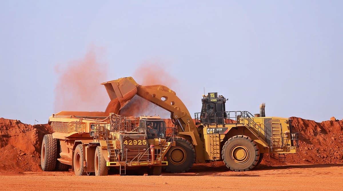 A haulage truck at Rio Tinto’s Weipa operations in northern Queensland. AAP/Rio Tinto, Joanne O'Keeffe