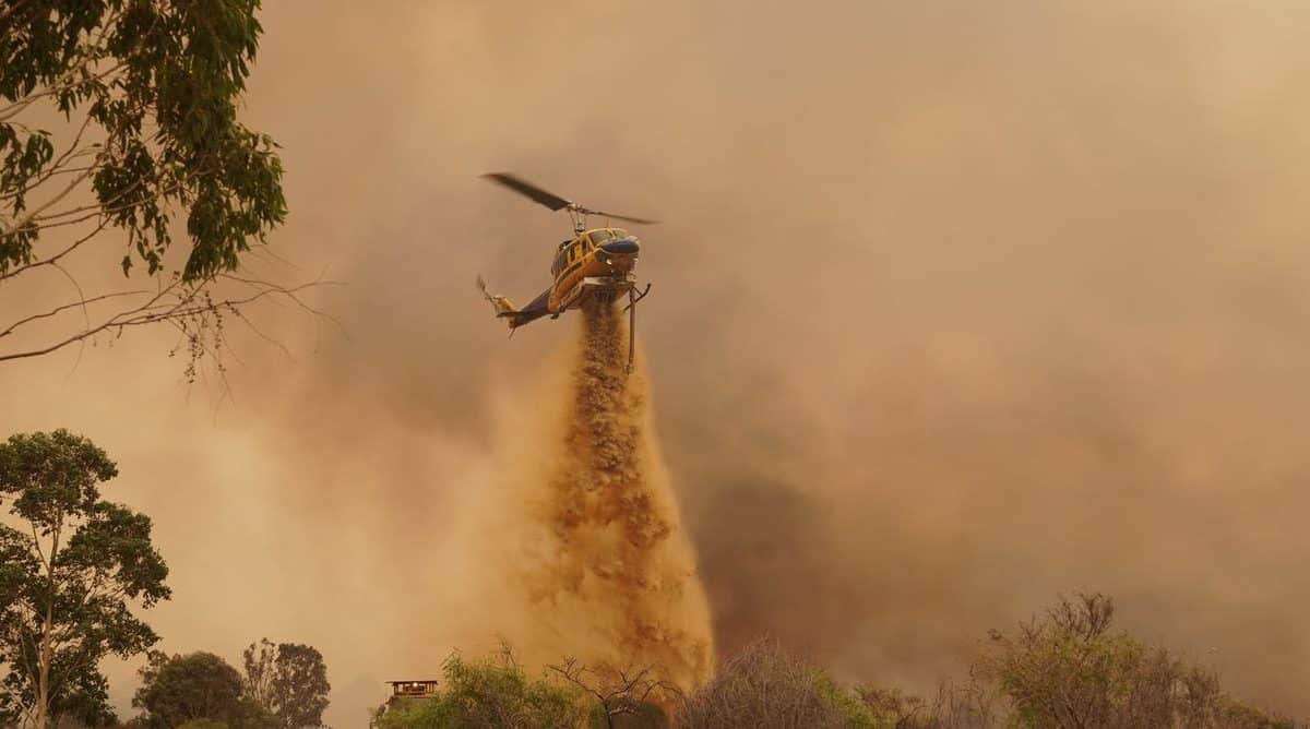 AAP Image/Supplied by DFES, Evan Collis