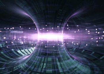 Inside a tokamak fusion reactor. Shutterstock/dani3315