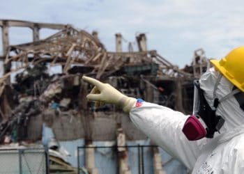 An International Atomic Energy Agency investigator examines Reactor Unit 3 at the damaged Fukushima Daiichi plant, May 27, 2011. Greg Webb, IAEA/Flickr, CC BY-SA