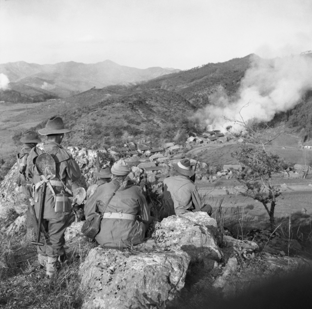 Australian soldiers of 3RAR during the Korean War. Photo credit: Australian War Memorial via Wikipedia