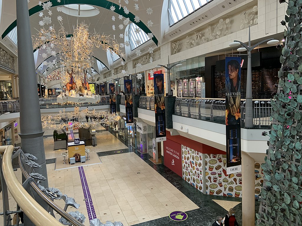 An empty mall during a lockdown. Photo credit: Scott Woodrow via Wikimedia Commons