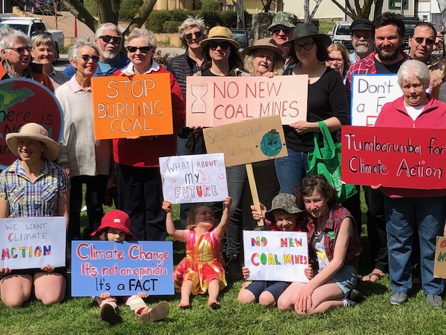 Australians protest against coal mining. Photo credit: School Strike 4 Climate via Wikipedia