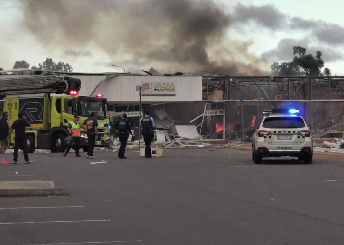 Belconnen explosion causes damage to multiple stores