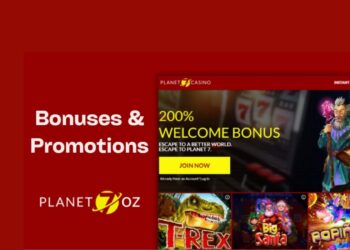 Bonuses & Promotions 2022 - Planet 7 Oz Casino