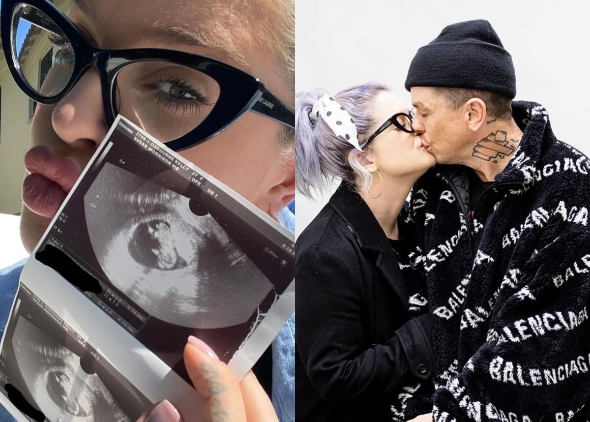 Kelly Osbourne is expecting her first child with boyfriend Sid Wilson