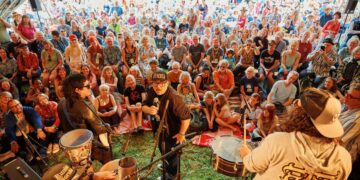 Kumbia Boruka brought their reggae and dancehall flavour to the Taste the World Stage at WOMAD 2024 - Credit - Mike Massaro